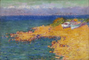 The bay of Nice, (1891)