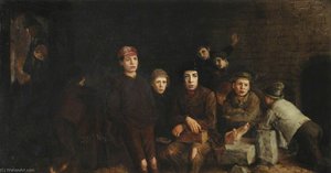 Saved From The Streets, Portraits Of Boys On Board The 'chichester' Training Ship In Deep Mire Where There Is No Standing — Barnett Samuel Marks