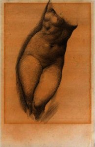Study For A Female Figure — Edward Coley Burne-jones, Pre-raphaelites