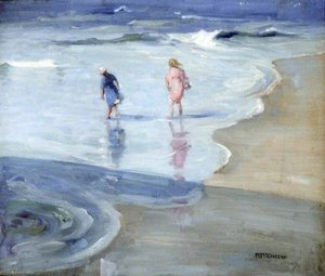Two Girls Paddling — Mary Mccrossan