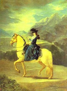 Equestrian Portrait Of Dona Maria Teresa De Vallabriga — Francisco José De Goya Y Lucientes