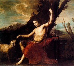 St. John The Baptist In The Deser — Jusepe De Ribera