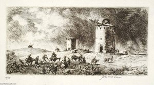 Les Moulins De Don Quichotte, Campo De Criptana — Herman Armour Webster
