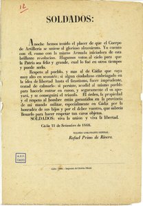 Captain General Of Andalusia Rafael Primo De Rivera Y Sobremonte — Rafael Primo De Rivera Y Sobremonte.
