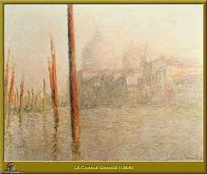 Le Canale Grande — Claude Monet, Impressionist Landscape