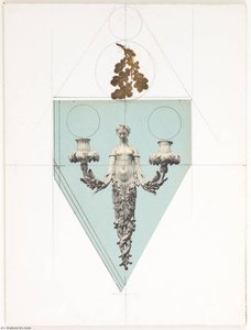 Untitled (candelabra With Nude Torso Of Woman) — Joseph Cornell