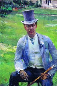 Portrait Of Octave Maus As Dandy — Theo Van Rysselberghe, Pointillism
