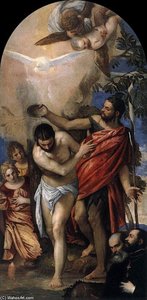 Baptism Of Christ — Paolo Veronese, Baroque Renaissance Painting