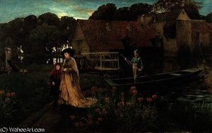Goring Mill And Weir — Charles Napier Hemy