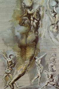 Untitled - Nude Figures After Michelangelo — Salvador Dalí, Surrealism