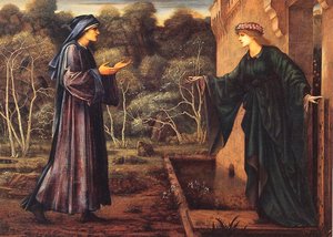 The Pilgrim At The Gate Of Idleness — Edward Coley Burne-jones