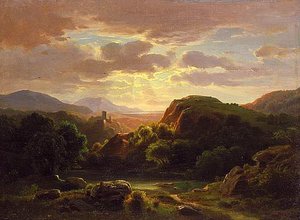 Remembrances Of A Scene Near Auerbach, (painting) — Robert Seldon Duncanson