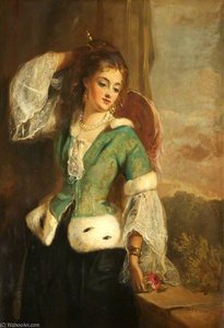 Portrait Of A Lady In A Green Jacket