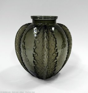 Chardons Vase — René Jules Lalique, Art Nouveau