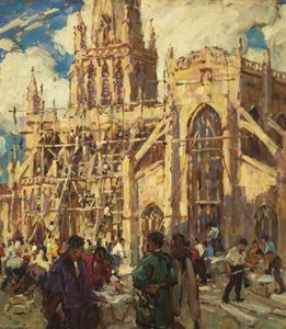 The Rebuilding Of St Mary Redcliffe — Terrick John Williams