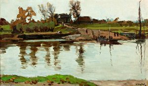 Veerpont Aan De Vecht — Nicolaas Bastert