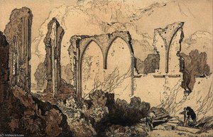 Ruin Behind The Free School, Thetford, Suffolk — John Sell Cotman