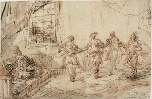 Harem Scene — Francesco Lazzaro Guardi