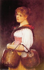 The Milkmaid — Eugen Von Blaas