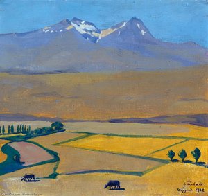 Mount Aragats At Summer — Martiros Sarian
