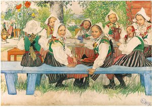 Kersti's Birthday — Carl Larsson