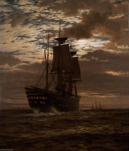 The Last Indian Troopship, Hms 'malabar' — Charles Parsons Knight, Romanticism