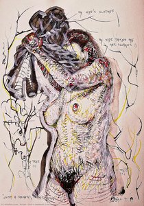Just A Moment, I Am Coming! — Alfred Freddy Krupa, Figurative Expressionism