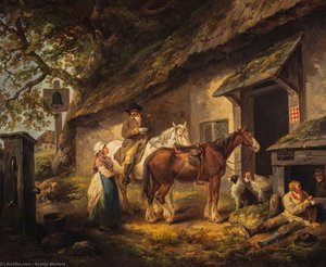 The Public House Door — George Morland