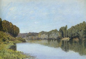 The Seine At Bougival — Alfred Sisley
