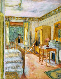 Sunlit Interior: Madame Vuillard's Room At La Closerie Des Genêts — Jean-édouard Vuillard, Post-impressionism