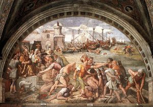 The Battle Of Ostia — Raphael