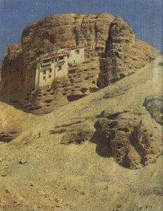 Monastery In A Rock. Ladakh — Vasily Vasilevich Vereshchagin