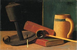 Still Life With Pipe And Mug — John Frederick Peto