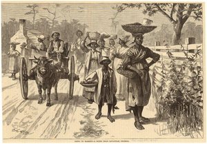 Going To Market. A Scene Near Savannah, Georgia — Edwin Austin Abbey