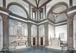 View Of The Medici Chapel — Michelangelo Buonarroti