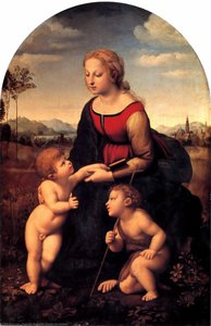 The Virgin And Child With Saint John The Baptist — Raphael