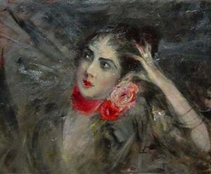 Princes Radziwill With Red Rbbon — Giovanni Boldini