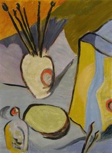 Scent Bottle And Brush Pot — Hilda Wardlow Woledge