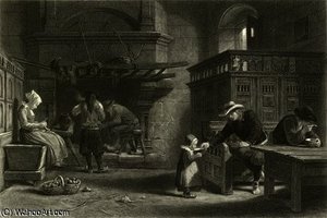 The Homely Meal — Frederick Goodall