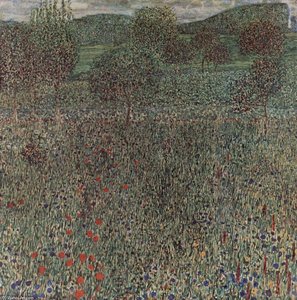 Blooming Field — Gustav Klimt