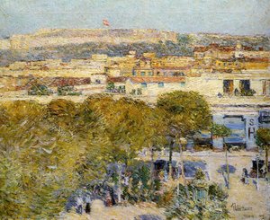 Place Centrale And Fort Cabanas, Havana — Frederick Childe Hassam