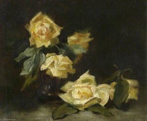 Roses — George Ogilvy Reid, Impressionism