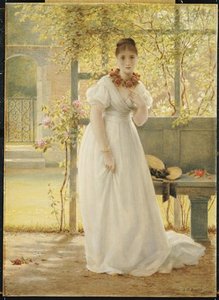 In The Walled Garden — George Dunlop Leslie