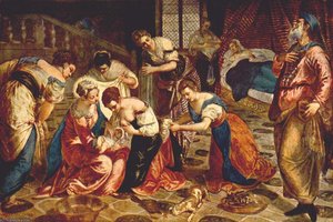 The Birth Of St. John The Baptist — Jacopo Tintoretto, Baroque Drama & Light