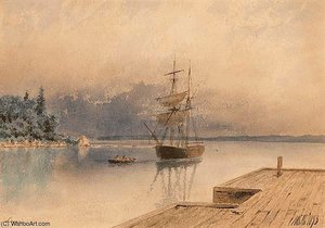View From A Jetty — Lef Feliksovich Lagorio