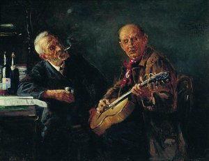 Friends — Konstantin Yegorovich Makovsky, Realism