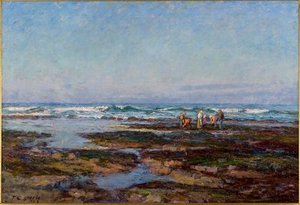 Hunting Rock Oysters (the Oregon Coast) — Theodore Clement Steele