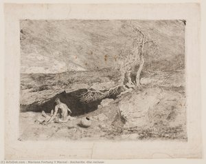 Anchorite (the Recluse) — Mariano Fortuny Y Marsal, Romanticism