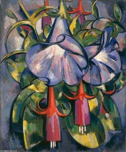 Gloxinias And Fuschias — John Duncan Fergusson