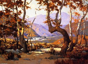 Golden Autumn, Cajon Pass — Elmer Wachtel